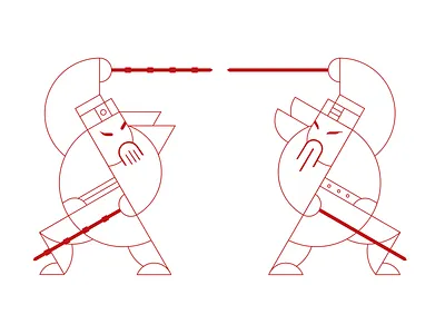 The Gods of Door abstract illustration