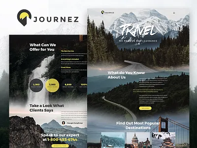 Journez — Traveling Agency Elementor Template accommodation agency demo guiding services services skin travel agency website wordpress