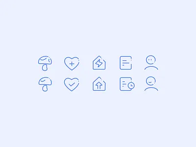 Icon A3 city heart home house icon love map people tree