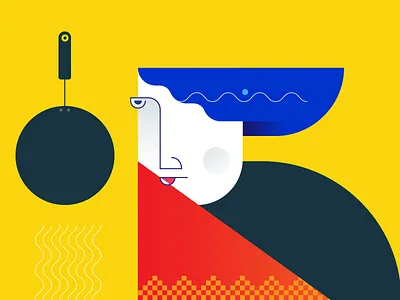 Indian Cuisine cuisine illustration kitchen line minimal tawa timepass