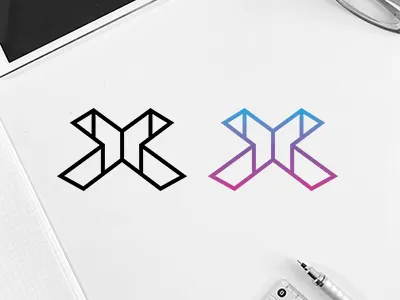 MSD SYMBOL COLLECTION 059 collection hole identity line logo minimal symbolmark unknown x