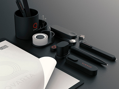 OFFICE STUFF 3d industrial design keyshot logo office stuff pen product product design qvarta solidworks vizualization