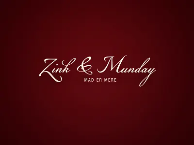 Zink & Munday logo catering food logo
