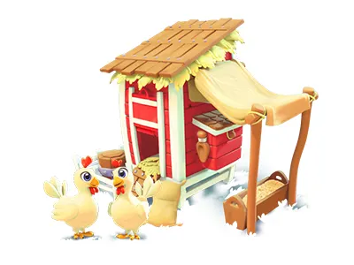 Chicken Coop 3d chicken game gameart illustration sprite