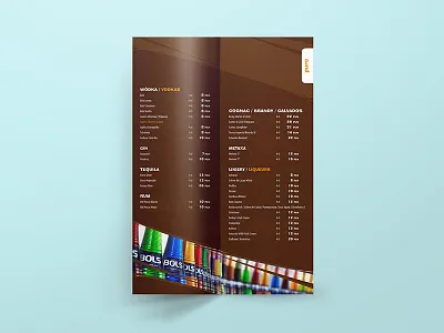Alcohol menu alcohol bar menu menu bar restaurant vodka whisky