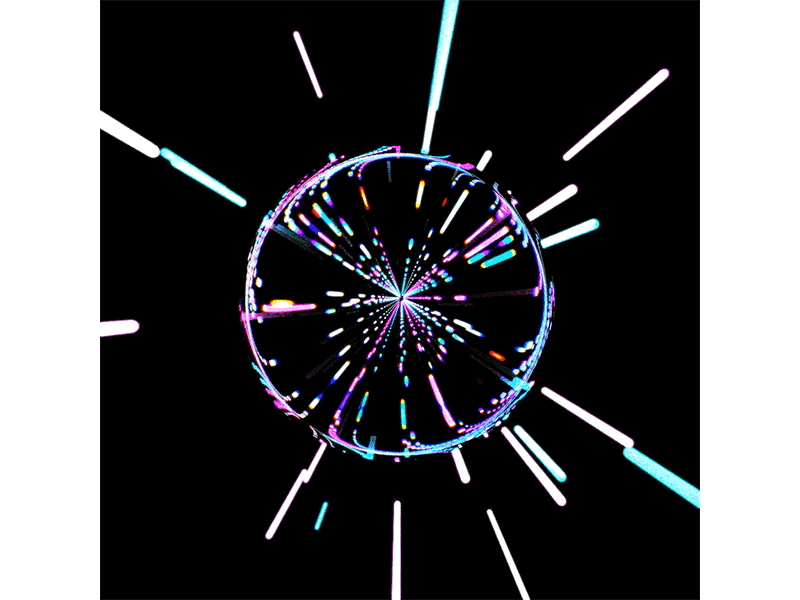 New Directions glass light speed space