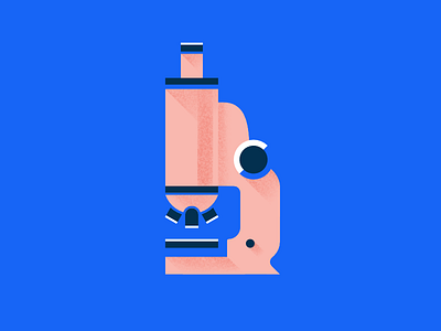 Understanding icon illustration microscope