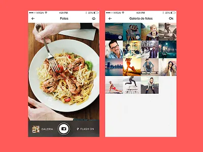 gallery app art camera design gallery photo ui ux