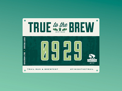 True to the Brew - Croft : : Race Bib