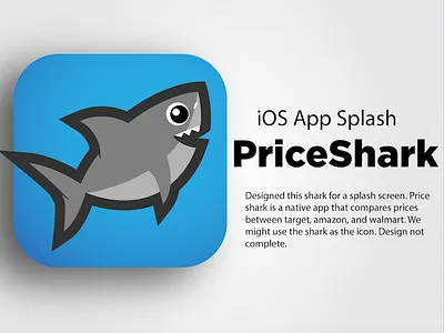 PriceShark happy shark ios page shark splash