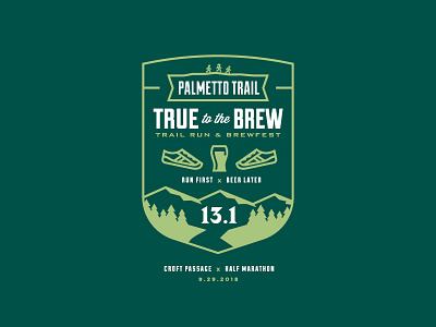 True to the Brew - Croft badge illustration