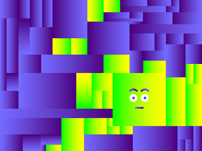 Where am I? abstract art character lost pattern