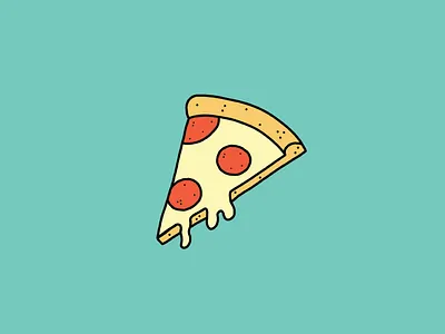 Pizza graphic illustration pizza
