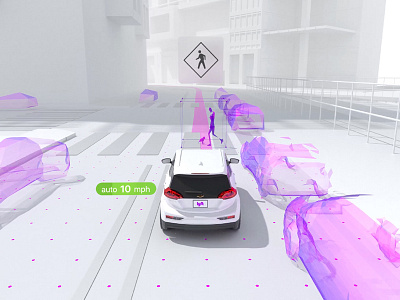 Autonomous Visualization app lyft mobile motiondesign ui ux visualdesign