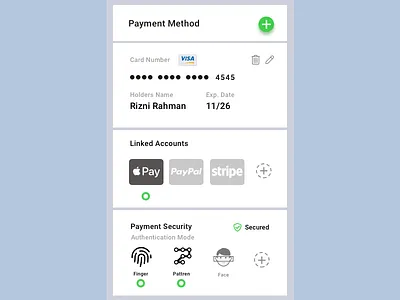 Mobile Payment Settings