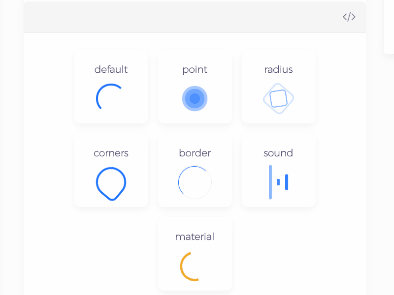 Loading Vuesax Component animated css html5 javascript loader loading nogif ui ux vuejs vuesax