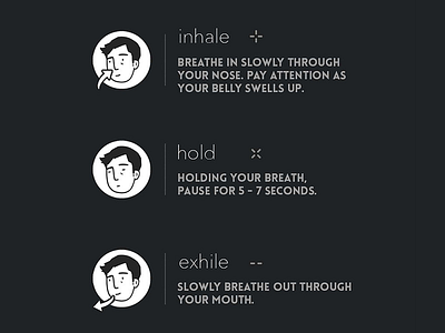 Kipkam - Take a deep breath app appdesign illustration iphone ui ux