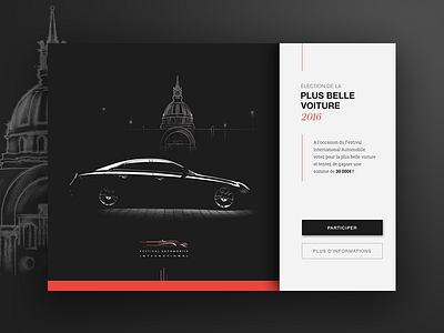 Festival Automobile International artdirection graphicdesign illustration landingpage sketch uidesign uxdesign uxuidesign webdesign