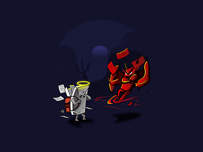 Bad News brain digitalart digitalpainting illustration illustrator love motivation news red