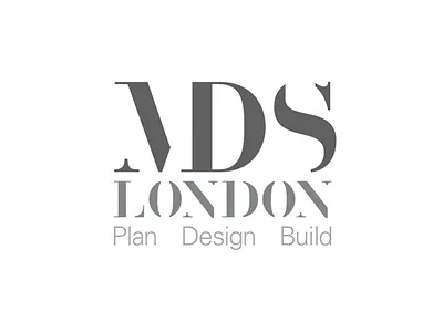 MDS London - Logo Design architect architecture building construction deconstructed logo design interior logo logo design mds london plan