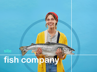 Site - fish copmany factory fish fish company food online store production sea ui ux