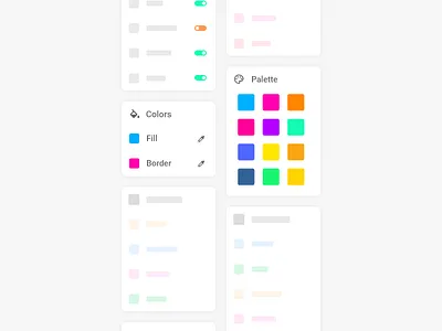 Color Picker Card Panel card challange color design material panel picker