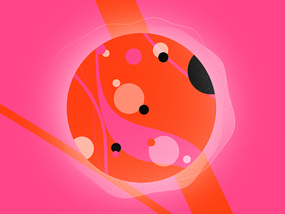 Space in a ball ball cosmos energy galaxy magic organic pattern space sphere texture