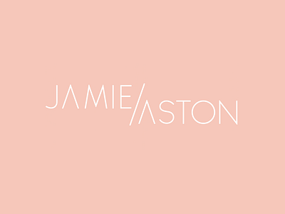 Jamie Aston - Logo Design delicate elegant florist florist school flower shop jamie aston logo london minimal