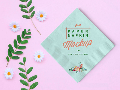 Free Table Paper Napkin Mockup PSD free mockup freebie mockup mockup psd napkin mockup
