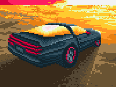 Final Pixels lit mags pimp retro sunrise whip