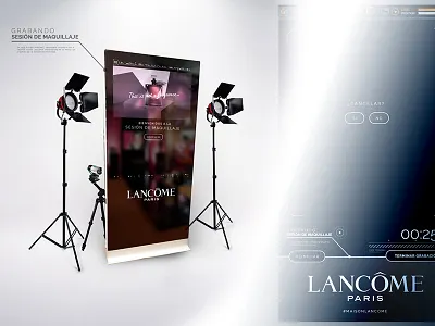 Lancome Mirror Set mockup ux