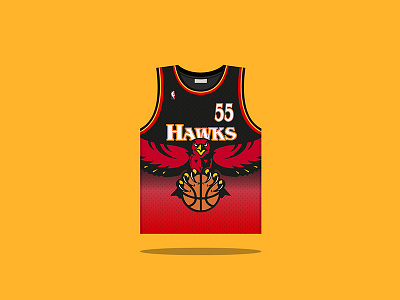 #55 Dikembe Mutombo 1996 — 2001 atlanta basketball classic hardwood hawks mutombo nba