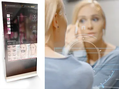 Digital Mirror Interface mirror mockup ux