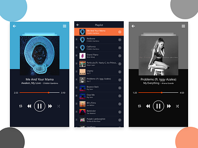 Music Player Mockup adobe adobexd design music musicplayer player ui ux xd