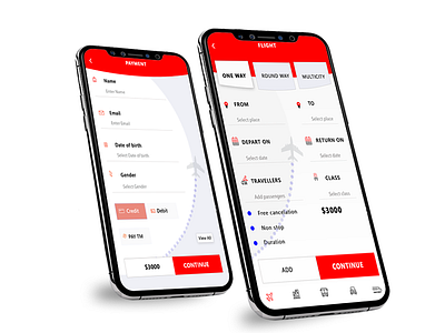 Flight Payment Tage 123 deepa flight booking app mobile app ui design uiux app uxd design