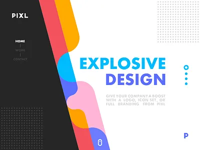 Website Concept clean colorful custom design font hiring minimal modern siple ui ux web