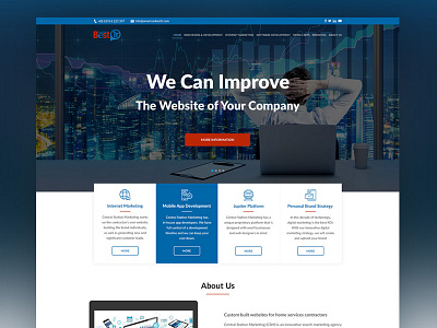 Website Template creative design responsive ui ux web website template