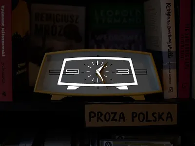 Clock clock curved icon logo minimal oldschool rounded sign thick time vintage