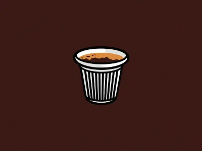 Cafecito brown cafe cafecito coffee colada cuban cup espresso icon illustration miami shot