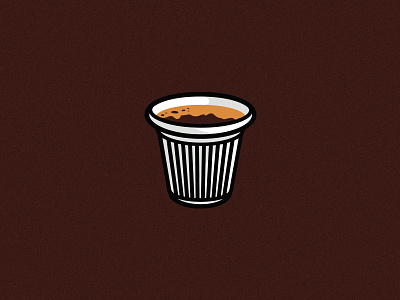 Cafecito brown cafe cafecito coffee colada cuban cup espresso icon illustration miami shot