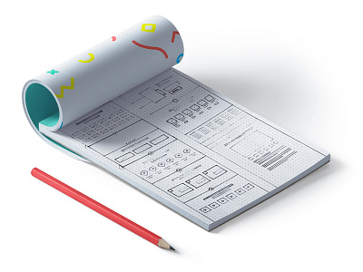 Sketching Ideas. product design ui design ux design ux research visual design