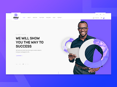 Corporate Demo in Deep Theme corporate corporatetheme deeptheme footerbuilder headerbuilder pagebuilder slider ui ux webnus website wordpress