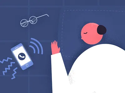 Not A Goodnight Sleep bed disturb night phone pillow sleep sleepless sound specs vibrate