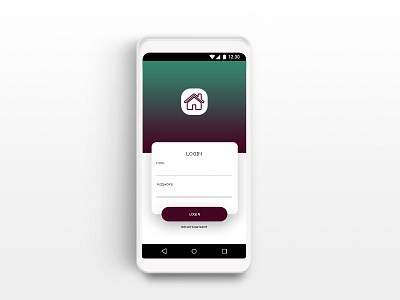 Login page ali tasbandi app design ui ux