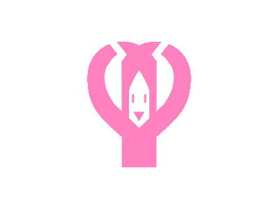 Love Mascot ® brand character child heart logo love
