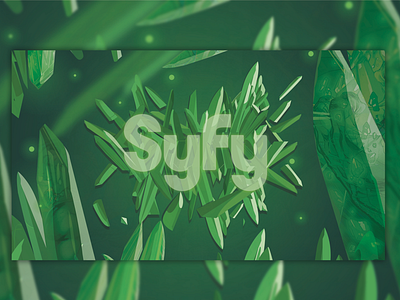 Syfy - Kryptonite Intro after effects animation banner clean concept graphic graphic design green illustration illustrations illustrator