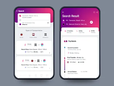 Transit android booking design detail experience product seats transit trip ui user ux