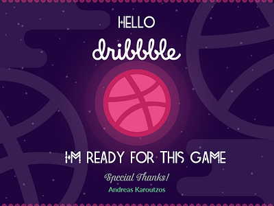 Dribbble ball debut debuts door dribbble illustration photoshop shadow shot st