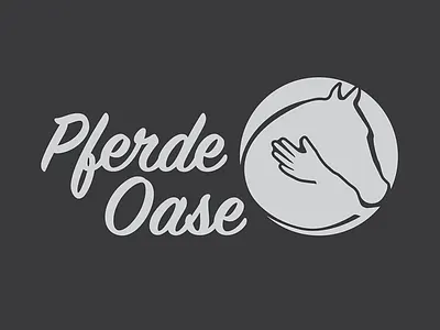 Pferde Oase - Horse Oasis - Logo Concept animal care animal friendship care horse horse icon horses icon icon design logo