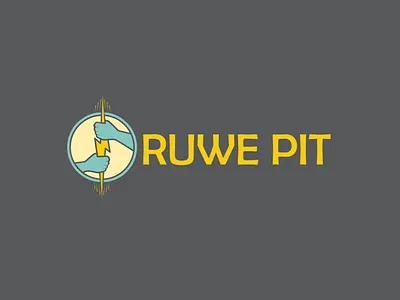 Ruwe Pit - Fitness Mindfulness Trainer - Logo Concept fitness gym logo mindfulness power powerful ruwe pit strong trainer